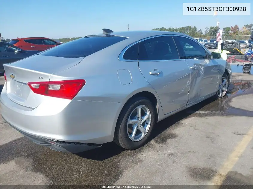 1G1ZB5ST3GF300928 2016 Chevrolet Malibu Ls