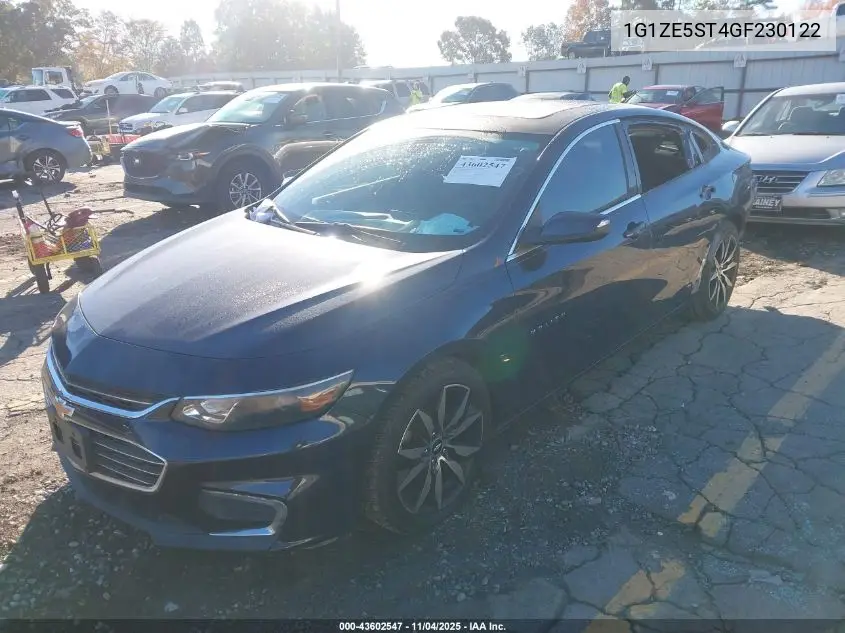 1G1ZE5ST4GF230122 2016 Chevrolet Malibu 1Lt