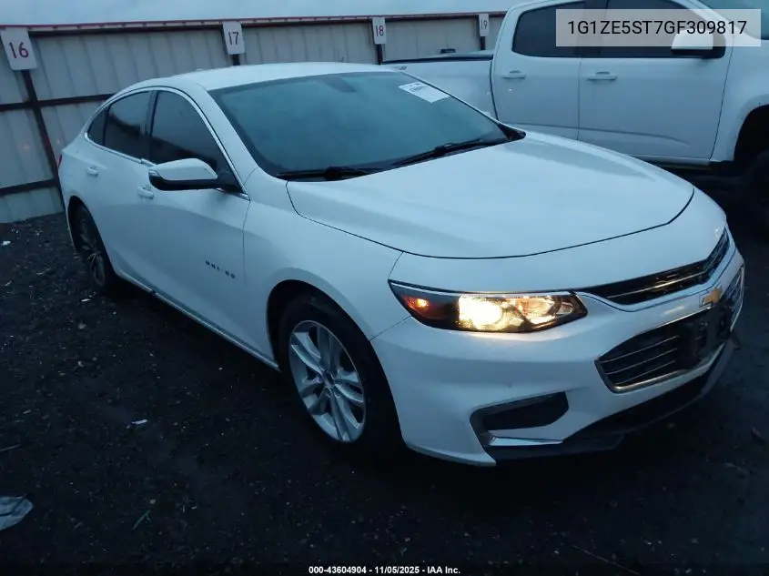 1G1ZE5ST7GF309817 2016 Chevrolet Malibu 1Lt