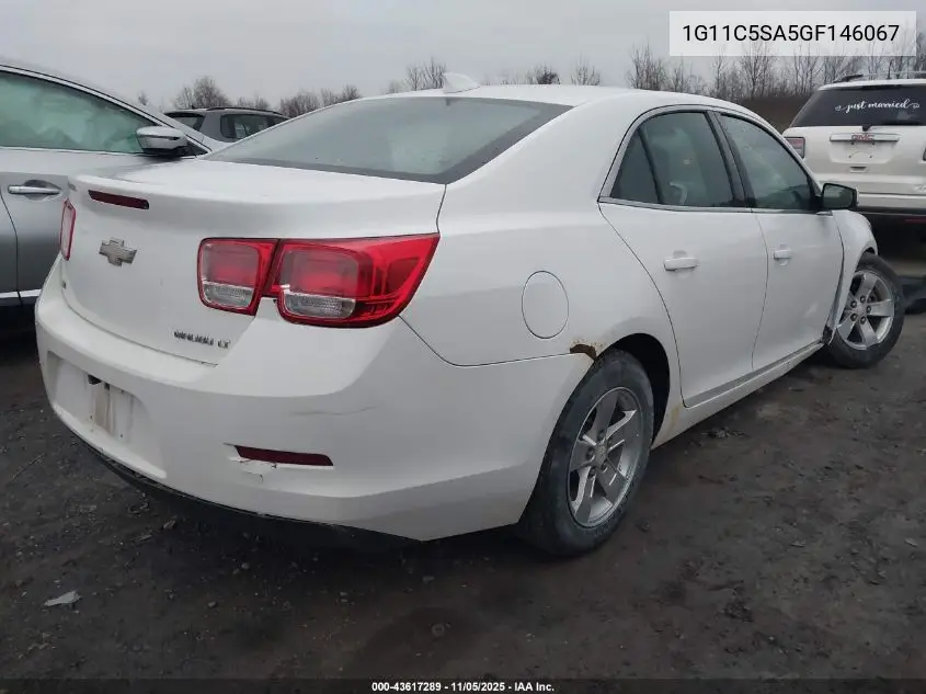 1G11C5SA5GF146067 2016 Chevrolet Malibu Limited Lt
