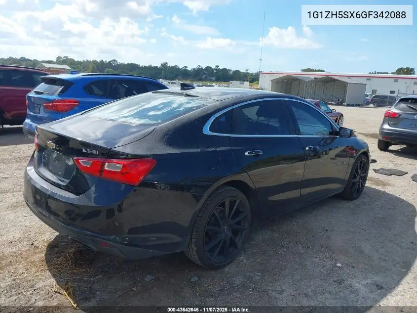 1G1ZH5SX6GF342088 2016 Chevrolet Malibu Premier
