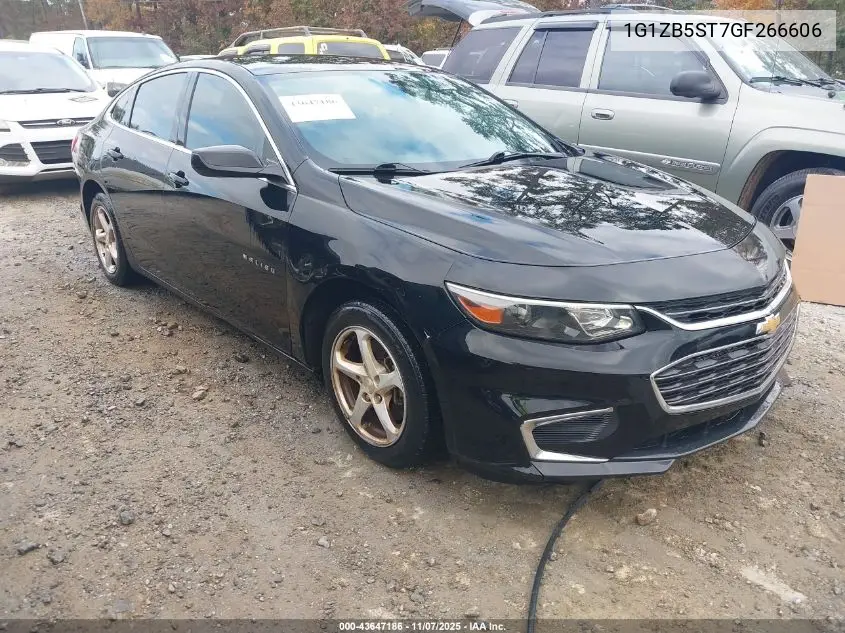 1G1ZB5ST7GF266606 2016 Chevrolet Malibu Ls