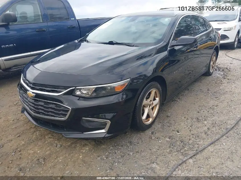 1G1ZB5ST7GF266606 2016 Chevrolet Malibu Ls
