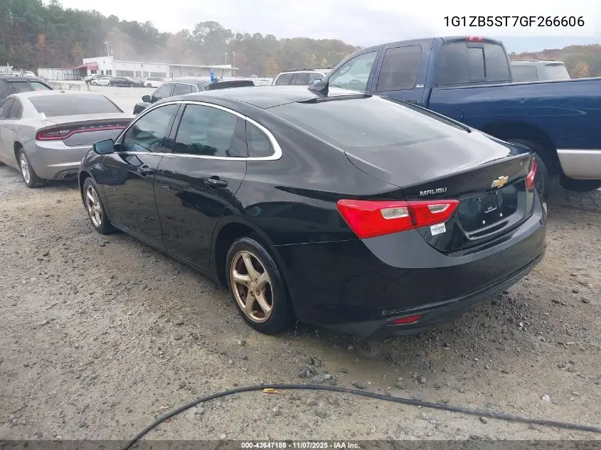 1G1ZB5ST7GF266606 2016 Chevrolet Malibu Ls