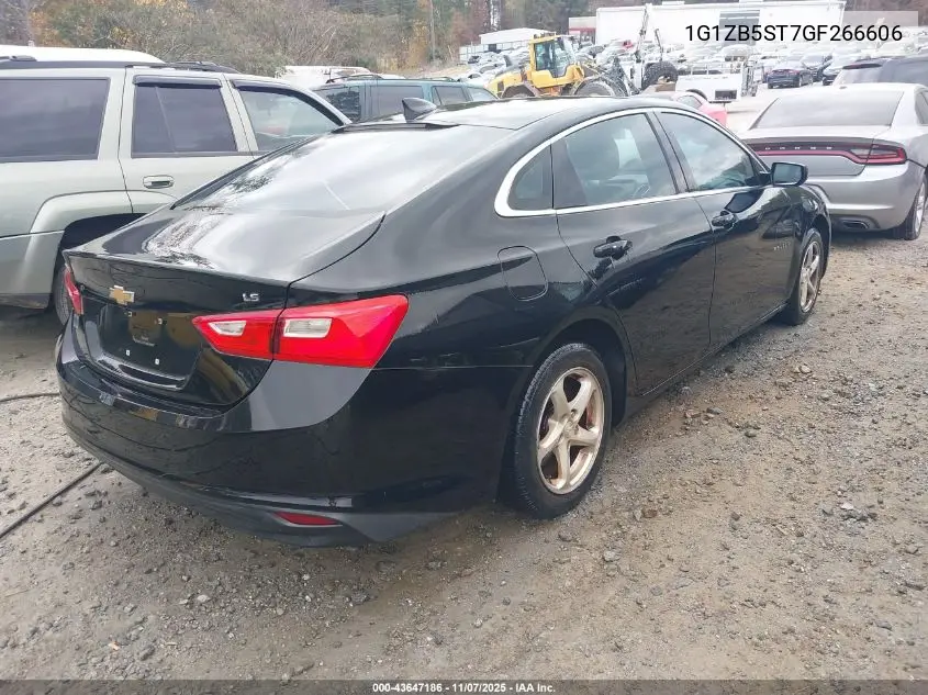 1G1ZB5ST7GF266606 2016 Chevrolet Malibu Ls