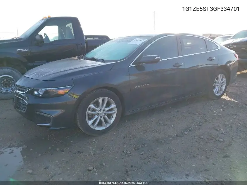 1G1ZE5ST3GF334701 2016 Chevrolet Malibu 1Lt
