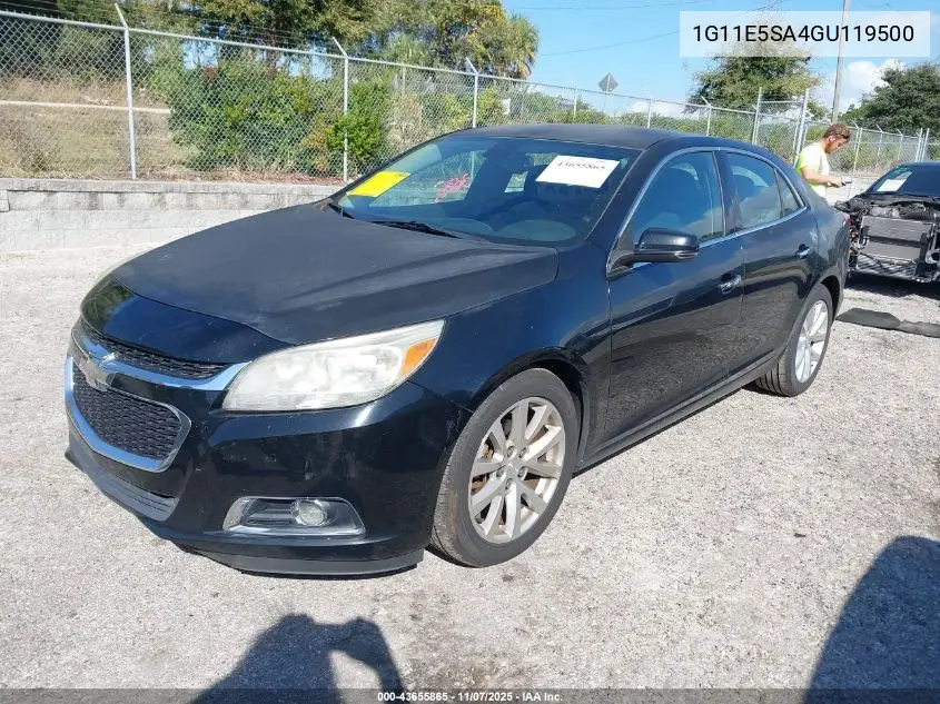 1G11E5SA4GU119500 2016 Chevrolet Malibu Limited Ltz