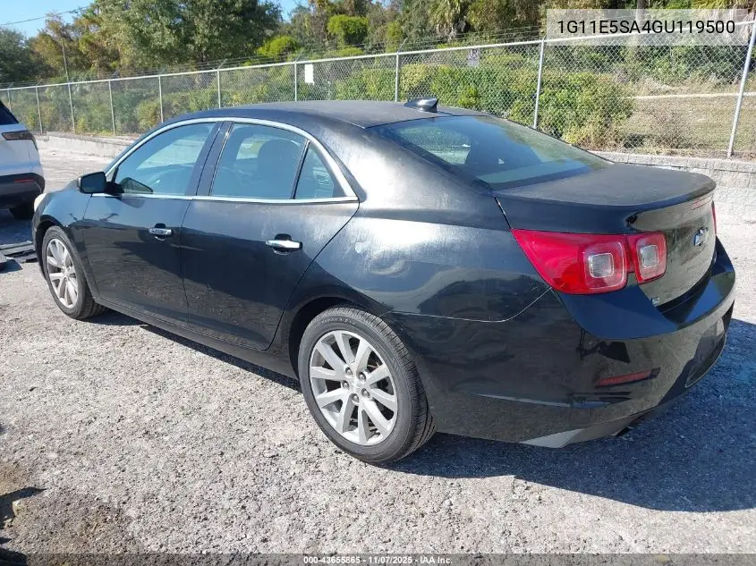 1G11E5SA4GU119500 2016 Chevrolet Malibu Limited Ltz