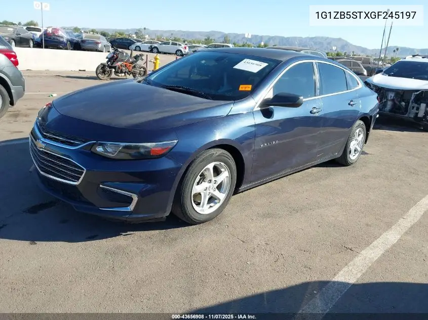1G1ZB5STXGF245197 2016 Chevrolet Malibu Ls