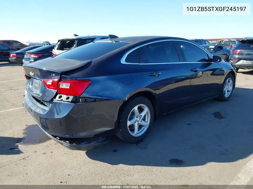 1G1ZB5STXGF245197 2016 Chevrolet Malibu Ls