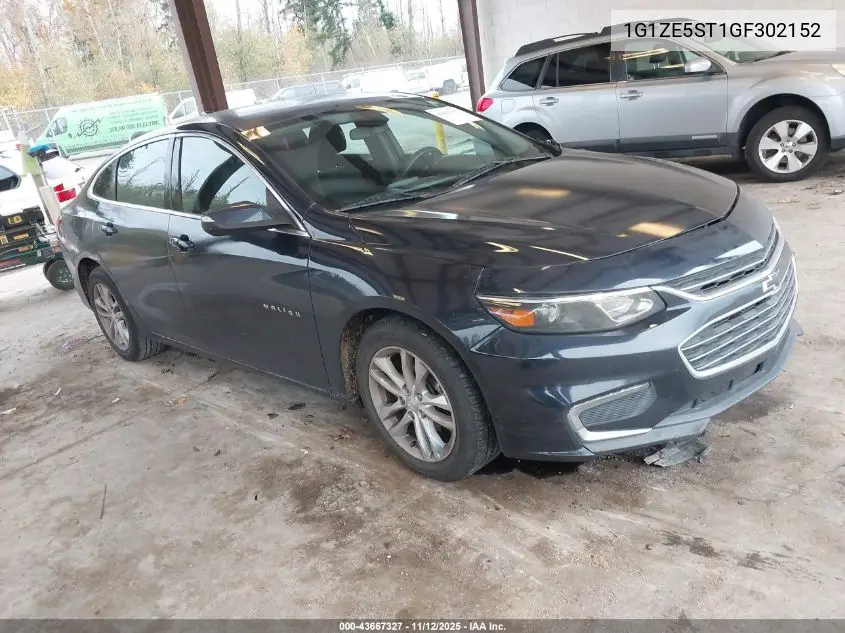 1G1ZE5ST1GF302152 2016 Chevrolet Malibu 1Lt