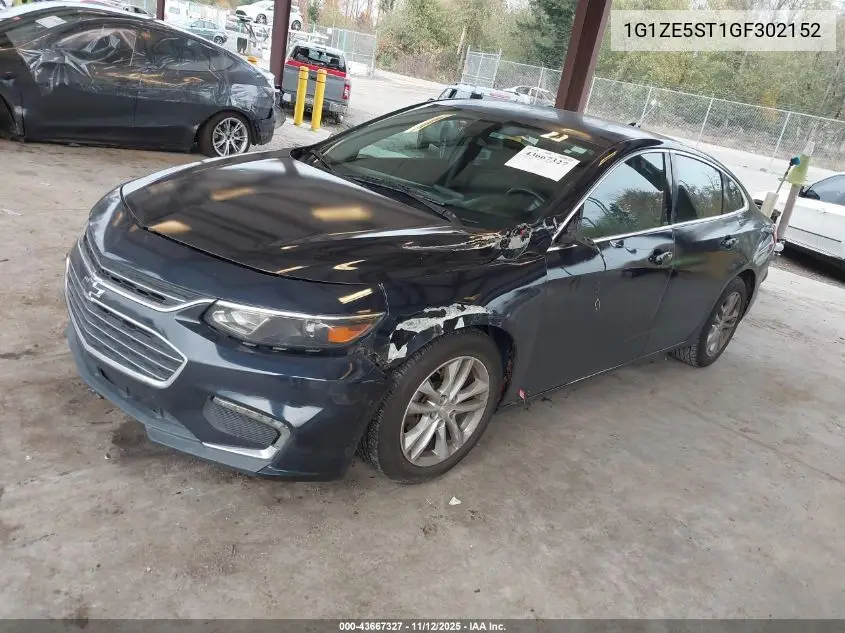 1G1ZE5ST1GF302152 2016 Chevrolet Malibu 1Lt
