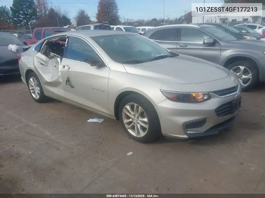 1G1ZE5ST4GF177213 2016 Chevrolet Malibu 1Lt