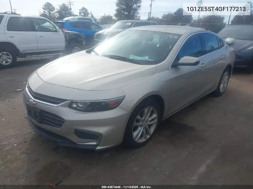 1G1ZE5ST4GF177213 2016 Chevrolet Malibu 1Lt
