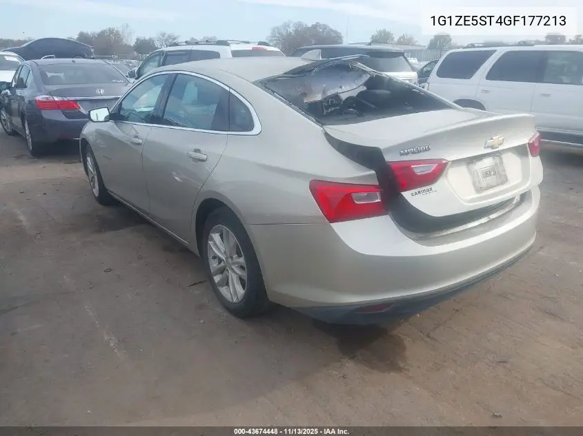 1G1ZE5ST4GF177213 2016 Chevrolet Malibu 1Lt
