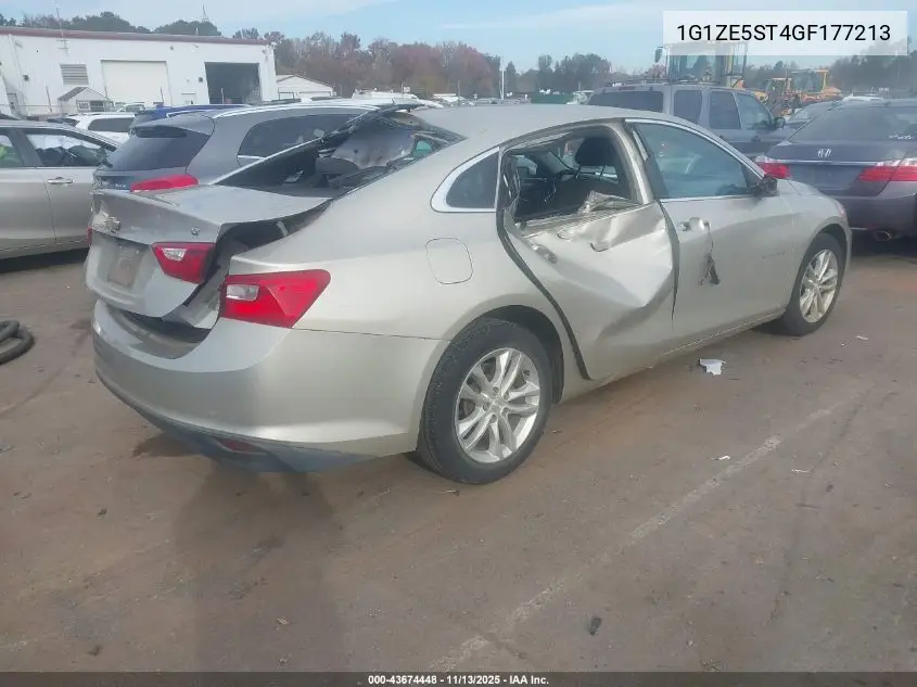1G1ZE5ST4GF177213 2016 Chevrolet Malibu 1Lt