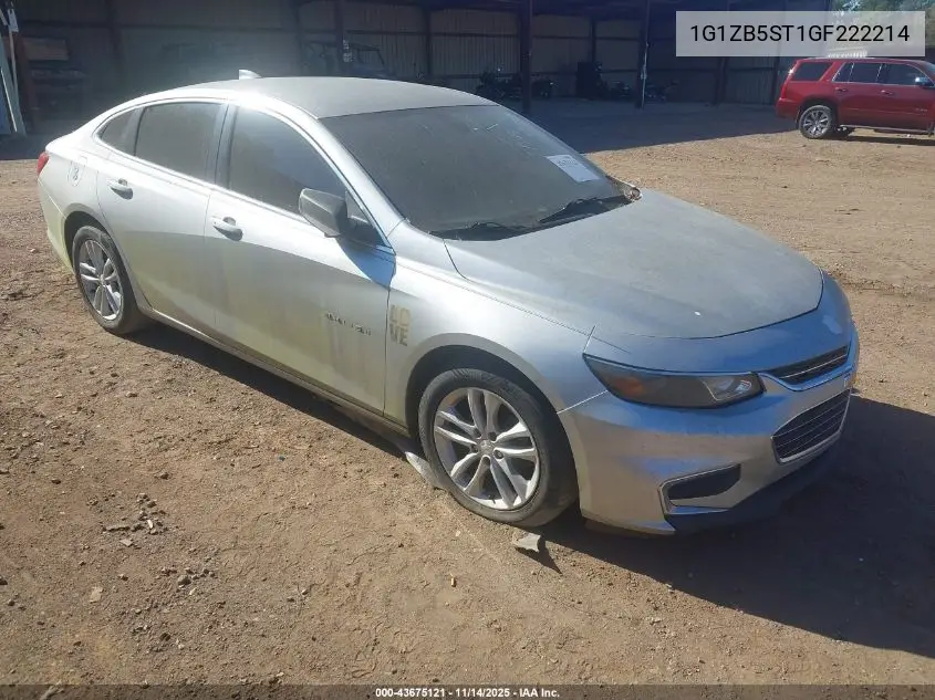 1G1ZB5ST1GF222214 2016 Chevrolet Malibu Ls