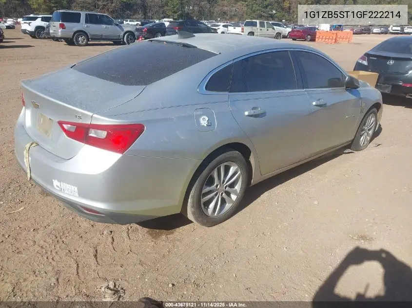 1G1ZB5ST1GF222214 2016 Chevrolet Malibu Ls