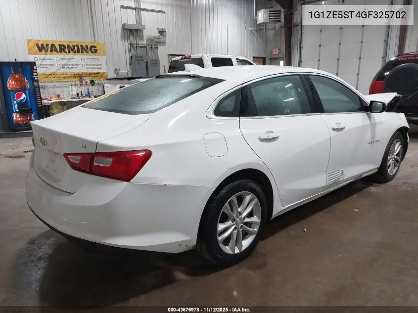 1G1ZE5ST4GF325702 2016 Chevrolet Malibu 1Lt