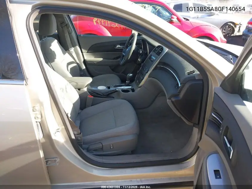 1G11B5SA8GF140654 2016 Chevrolet Malibu Limited Ls