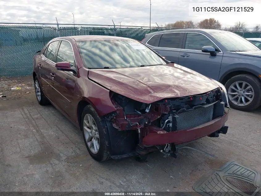 1G11C5SA2GF121529 2016 Chevrolet Malibu Limited Lt