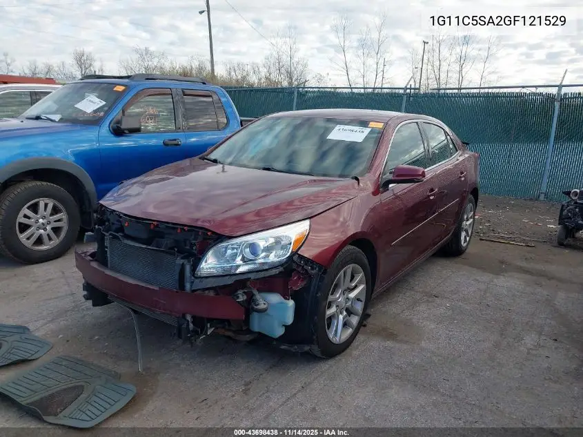 1G11C5SA2GF121529 2016 Chevrolet Malibu Limited Lt