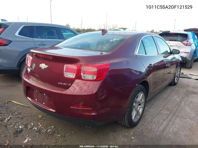 1G11C5SA2GF121529 2016 Chevrolet Malibu Limited Lt