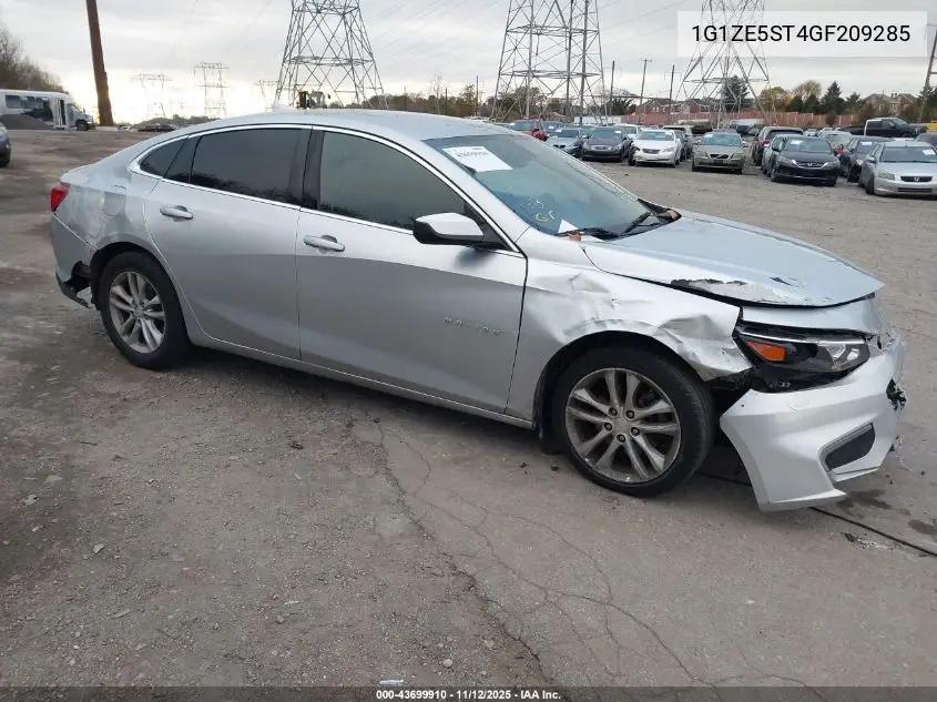 1G1ZE5ST4GF209285 2016 Chevrolet Malibu 1Lt
