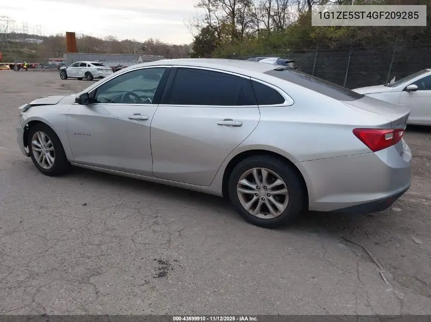 1G1ZE5ST4GF209285 2016 Chevrolet Malibu 1Lt