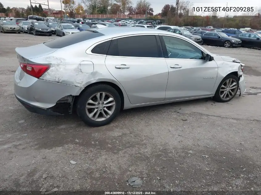 1G1ZE5ST4GF209285 2016 Chevrolet Malibu 1Lt
