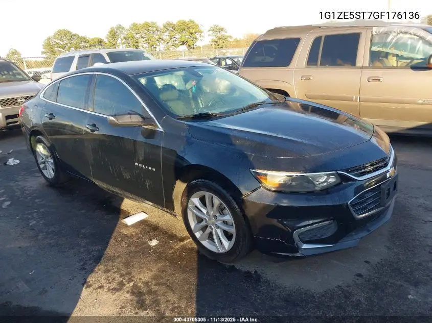 1G1ZE5ST7GF176136 2016 Chevrolet Malibu 1Lt