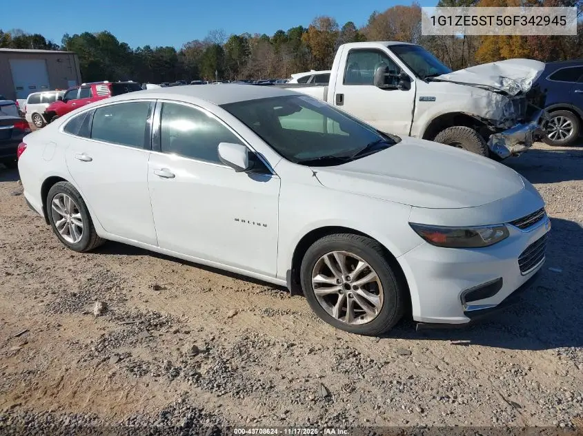 1G1ZE5ST5GF342945 2016 Chevrolet Malibu 1Lt