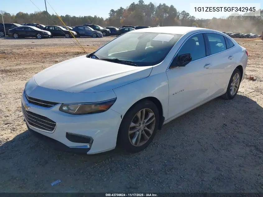 1G1ZE5ST5GF342945 2016 Chevrolet Malibu 1Lt