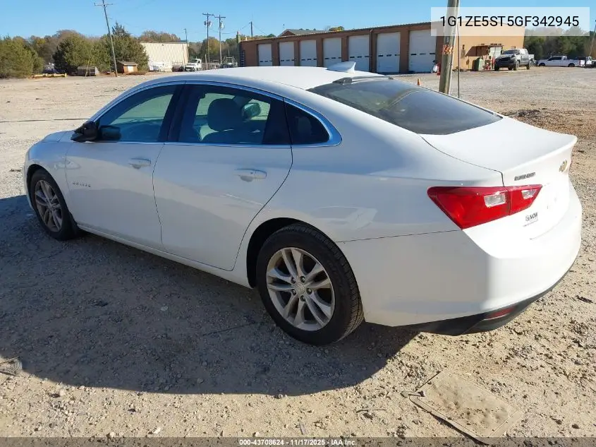1G1ZE5ST5GF342945 2016 Chevrolet Malibu 1Lt