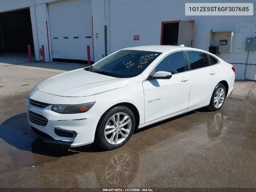 1G1ZE5ST6GF307685 2016 Chevrolet Malibu 1Lt