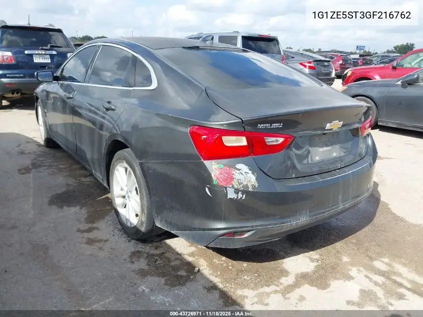 1G1ZE5ST3GF216762 2016 Chevrolet Malibu 1Lt