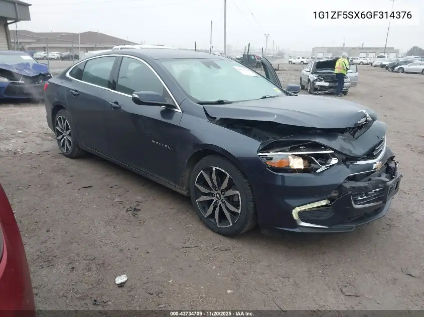 1G1ZF5SX6GF314376 2016 Chevrolet Malibu 2Lt