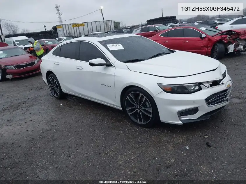 1G1ZH5SX0GF345472 2016 Chevrolet Malibu Premier