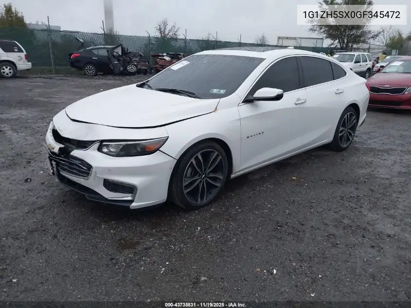 1G1ZH5SX0GF345472 2016 Chevrolet Malibu Premier