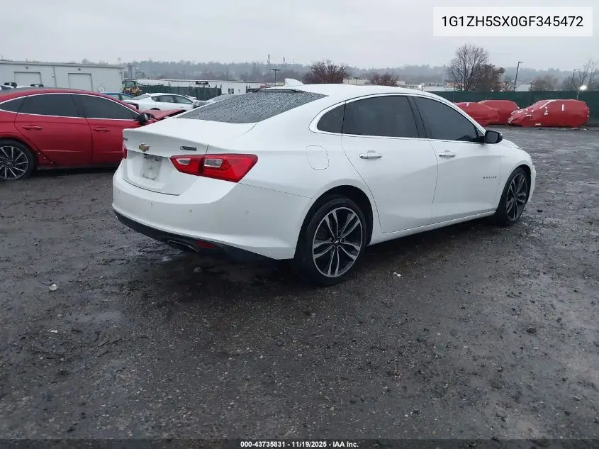 1G1ZH5SX0GF345472 2016 Chevrolet Malibu Premier
