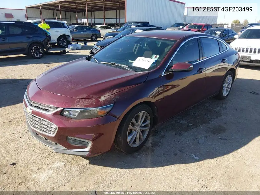 1G1ZE5ST4GF203499 2016 Chevrolet Malibu 1Lt