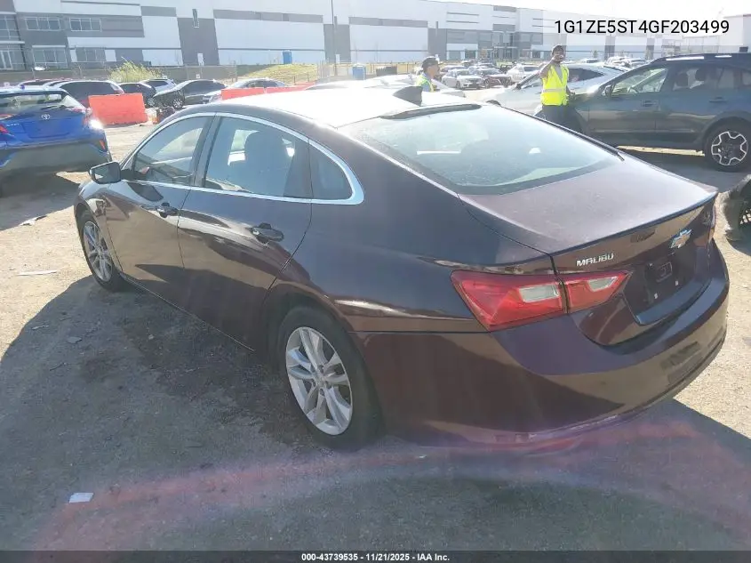 1G1ZE5ST4GF203499 2016 Chevrolet Malibu 1Lt