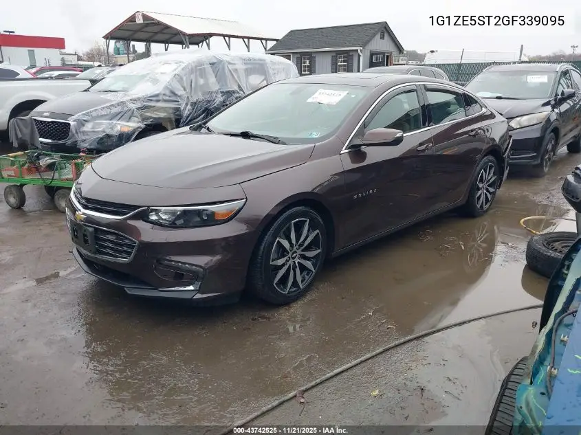 1G1ZE5ST2GF339095 2016 Chevrolet Malibu 1Lt