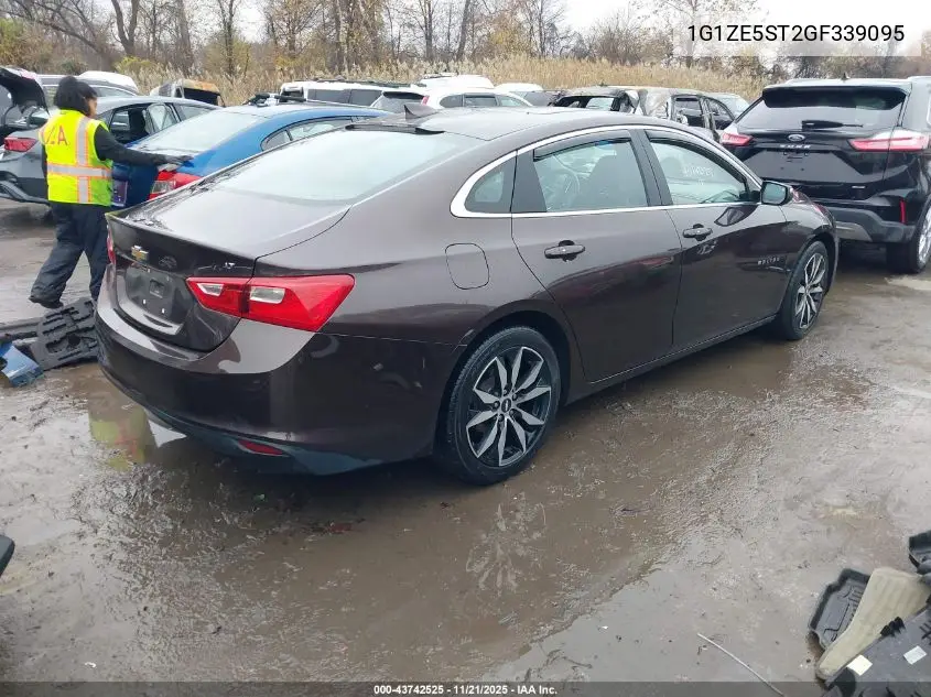 1G1ZE5ST2GF339095 2016 Chevrolet Malibu 1Lt