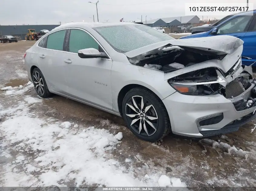 1G1ZE5ST4GF257417 2016 Chevrolet Malibu 1Lt