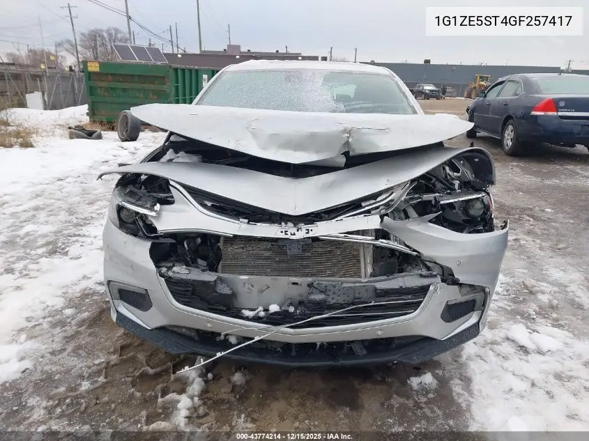 1G1ZE5ST4GF257417 2016 Chevrolet Malibu 1Lt