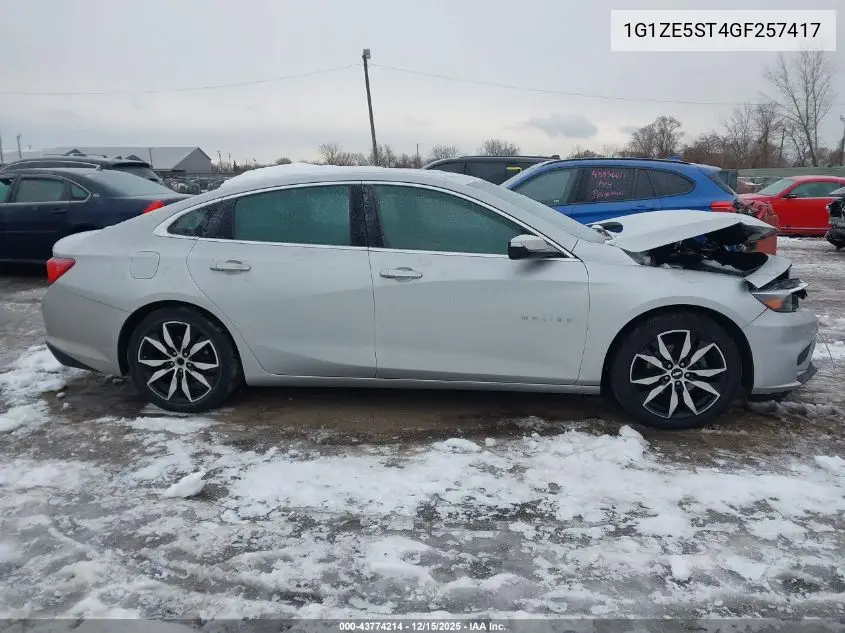 1G1ZE5ST4GF257417 2016 Chevrolet Malibu 1Lt