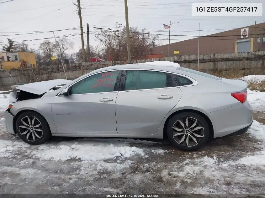 1G1ZE5ST4GF257417 2016 Chevrolet Malibu 1Lt