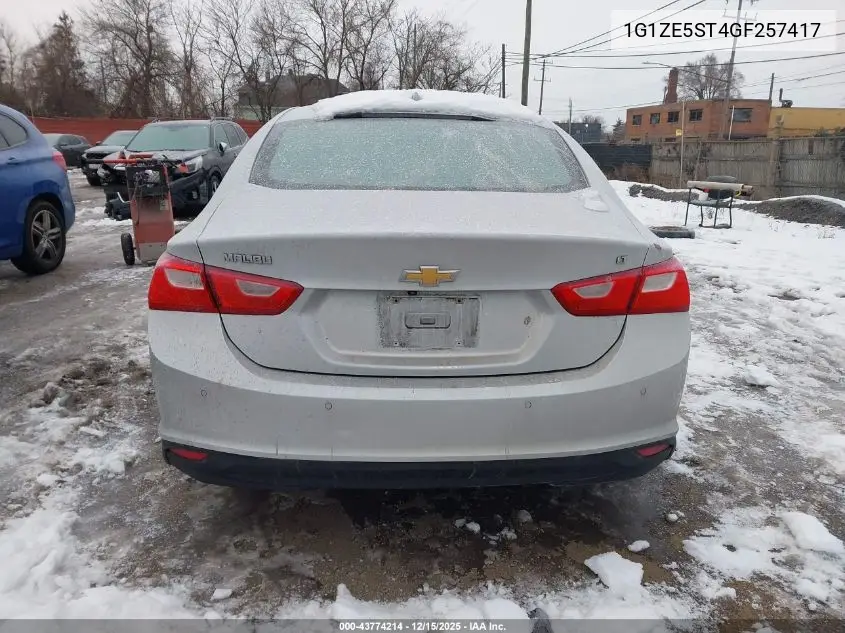 1G1ZE5ST4GF257417 2016 Chevrolet Malibu 1Lt