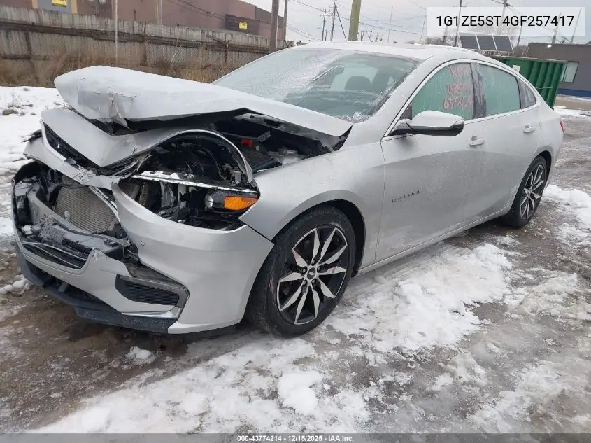 1G1ZE5ST4GF257417 2016 Chevrolet Malibu 1Lt
